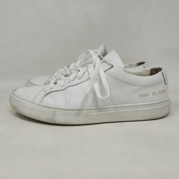 Common Projects Sneakers Womens EU36 US6 Original Achilles White Leather Casual - Picture 9 of 13